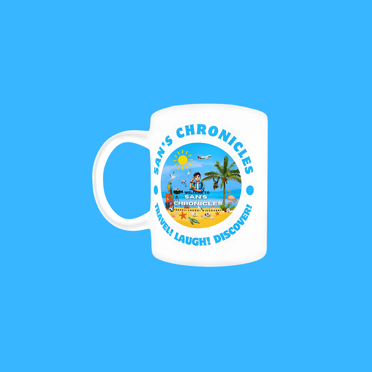 The Official San’s Chronicles™ Mug – Sip in Style!
