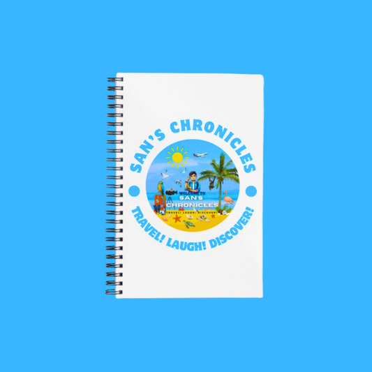 San’s Chronicles™ Notebook – Your Ultimate Adventure Journal! 📖✨