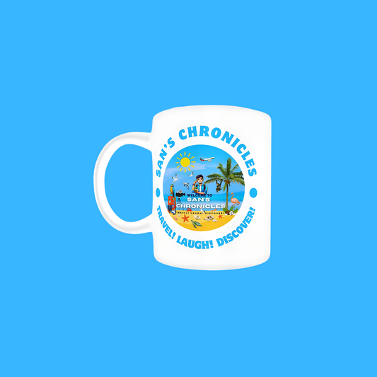 The Official San’s Chronicles™ Mug – Sip in Style!